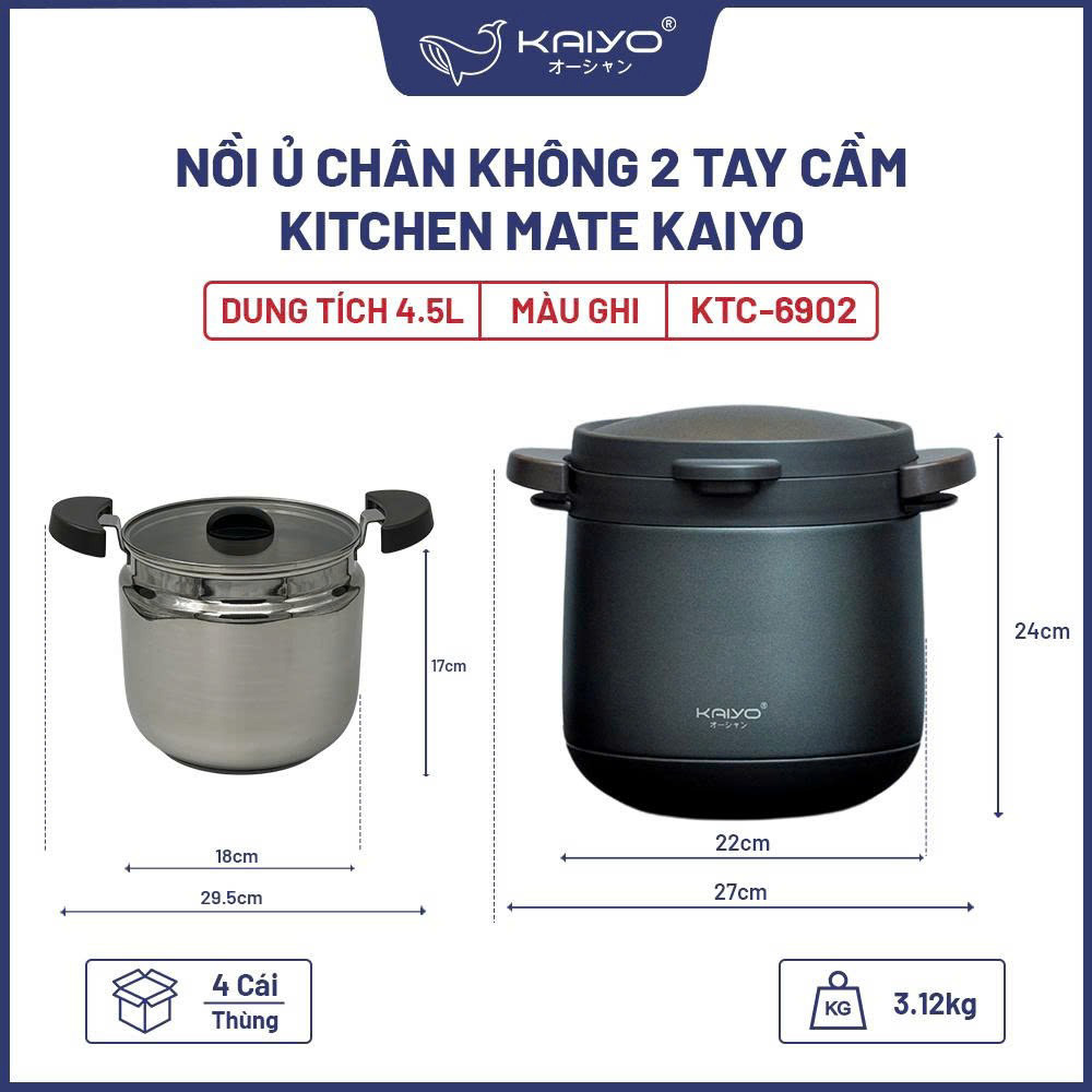 Đánh giá thiết kế và cảm nhận về Kitchen Mate Kaiyo 4,5L